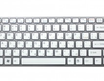 Клавиатура для ноутбука Sony VAIO Y-Series белая 