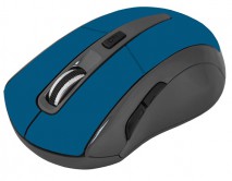 Беспроводная оптическая мышь Defender Accura MM-965 голубая, 6 кнопок, 800-1600dpi, 52967