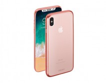 Чехол iPhone X/XS Deppa Gel Plus Case матовый розовое золото, 85338 
