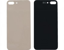 Задняя крышка (стекло) iPhone 8 Plus (5.5) золото 1 класс 