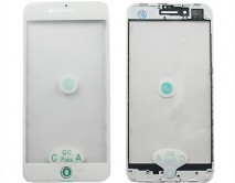 Стекло + рамка + OCA iPhone 8 Plus (5.5) белое 1 класс