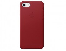 Чехол iPhone 7/8 Plus Leather Case copy в упаковке красный 