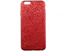 Чехол iPhone 6/6S Мозаика (красный)