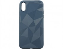 Чехол iPhone X/XS Геометрия (синий)