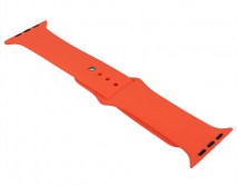 Ремешок Watch Series 42mm/44mm/45mm/49mm силиконовый apricot, SM #18