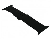 Ремешок Watch Series 42mm/44mm/45mm/49mm силиконовый black, SM #1