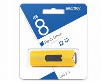 USB Flash SmartBuy STREAM 8GB желтый, SB8GBST-Y 