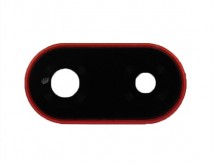 Стекло камеры Huawei Nova 3i красное (с корпусной частью)