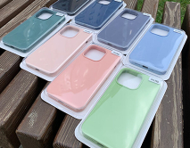 Чехол iPhone 11 Pro Liquid Silicone FULL (розовый песок)