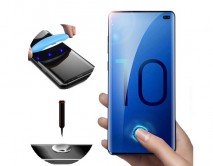 Защитное стекло Samsung N975F Galaxy Note 10+ 3D Full прозрачное с клеем и UV лампой