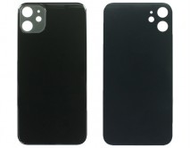 Задняя крышка (стекло) iPhone 11 черная 1кл 
