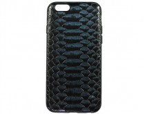 Чехол iPhone 6/6S Leather Reptile (синий)
