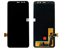 Дисплей Samsung A530F Galaxy A8 (2018) + тачскрин черный (Копия - OLED)