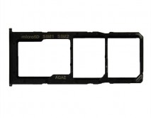 Держатель SIM Samsung A51/A71 (2 SIM) черный