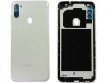 Задняя крышка Samsung A115F A11 белая 1 класс 