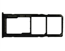 Держатель SIM Samsung A20/A30/A50 (2 SIM) черный