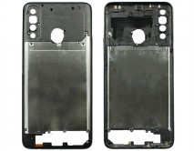 Средняя часть Samsung A20S A207F черная 1 класс