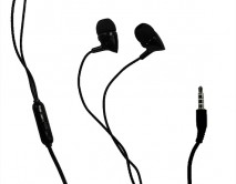 Наушники промо с микрофоном (MX07) черные 