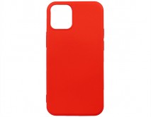 Чехол iPhone 12 Mini Microfiber (красный) 