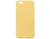 Чехол iPhone 6/6S Силикон Matte 2.0mm (желтый) 