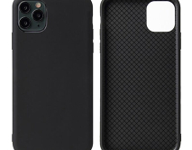 Чехол iPhone 11 Pro Max Силикон Matte 2.0mm (черный)