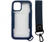 Чехол iPhone 12 Mini Armor Carbon (синий) 