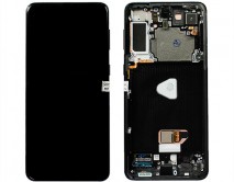 Дисплей Samsung G996B Galaxy S21 Plus + тачскрин + рамка черный (AMOLED Оригинал/Замененное стекло)