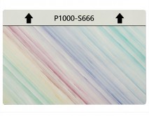 Защитная плёнка текстурная на заднюю часть "Краски" (Линии, S666)