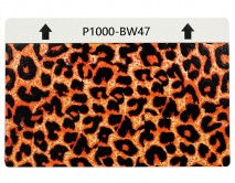 Защитная плёнка текстурная на заднюю часть Леопард (Рыжая, BW47) 