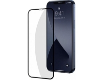 Защитное стекло iPhone 12 mini Silicone Edge черное