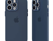 Чехол iPhone 13 Pro TPU Ultra-Thin Matte (темно-синий) 