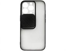 Чехол iPhone 13 Pro Lens Slide Mate (черный) 