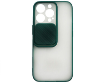 Чехол iPhone 13 Pro Lens Slide Mate (зеленый) 