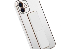 Чехол iPhone 13 Pro Sunny Leather+Stander (белый)