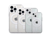 Чехол iPhone 12 Acrylic MagSafe, с магнитом, прозрачный