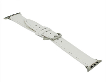 Ремешок Watch Series 42mm/44mm/45mm/49mm Crocodile Leather белый