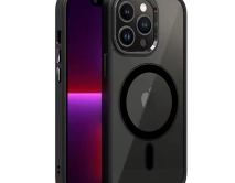 Чехол iPhone 13 Pro Max Acrylic MagSafe, с магнитом, черный