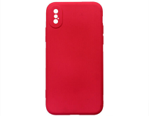Чехол iPhone X/XS Colorful (ярко-розовый) 