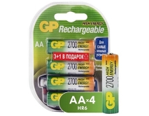 Аккумулятор AA GP HR06 4-BL 2700mAh, цена за 1 упаковку