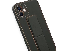 Чехол iPhone 12 Pro Max Sunny Leather+Stander (черный) 