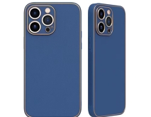 Чехол iPhone 11 Sunny Leather (темно-синий) 