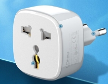 Wifi универсальный адаптер Smart power plug Ldnio SCW1050 белый (подходит для китайской вилки)