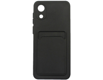 Чехол Samsung A03 Core TPU CardHolder (черный) 