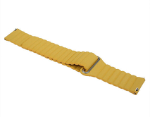 Ремешок Samsung/Huawei/Amazfit Bip/GTS 20mm leather loop желтый #3 