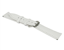 Ремешок Samsung/Huawei/Amazfit Bip/GTS 20mm crocodile leather band кожаный белый #6 