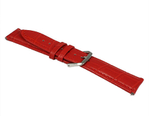 Ремешок Samsung/Huawei/Amazfit Bip/GTS 20mm crocodile leather band кожаный красный #9 