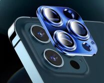 Защитная накладка на камеру iPhone 13/13 mini 3D синяя