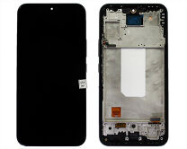 Дисплей Samsung A546E Galaxy A54 + тачскрин + рамка черный (Копия - OLED)