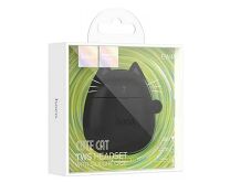 Bluetooth  стереогарнитура Hoco EW45 magic cat, черный