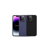Чехол iPhone 13 Pro Max KZDOO Keivlar (синий)